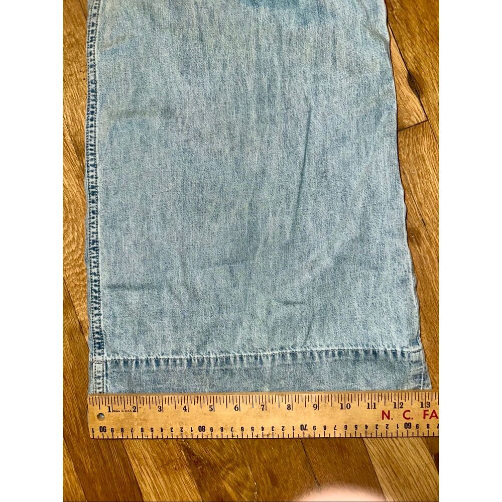 We The Free Free People Breezy Denim Pull-On Jeans Adirondack Size Medium M 8 10 - Picture 8 of 8